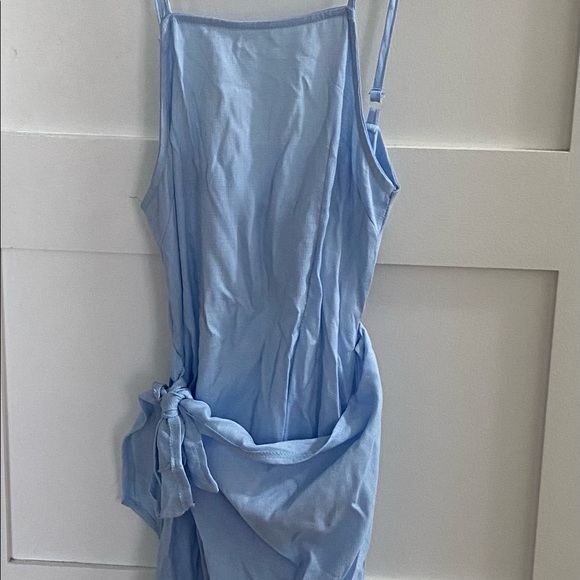 Blue Wrap Dress - Picture 2 of 2